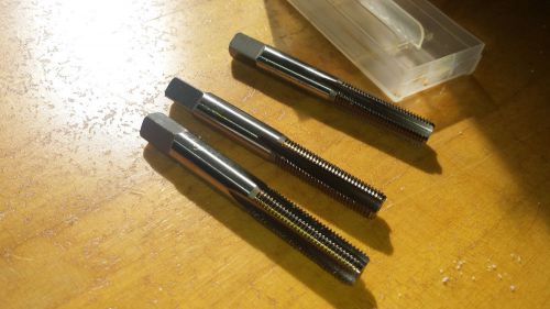 Lot of three, (3), 3/8-24 NF 4 flute bottom tap Nachi Japan   USA (929-91)