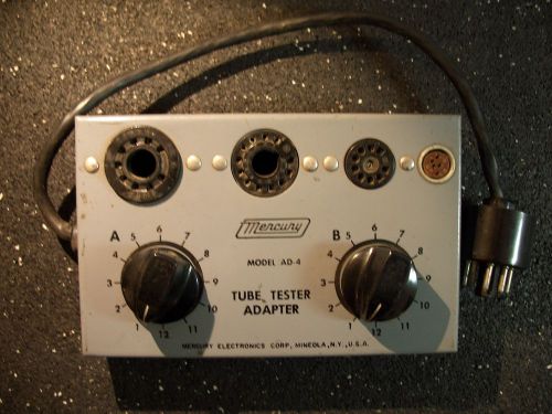 Mercury Model AD-4 Tube Tester Adapter