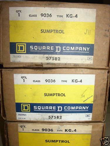 3 - sq d square d  Sumptrol 9036 KG-4  57582  NEW