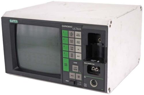 Datex Ohmeda ULT-SVi-27-00 Capnomac Ultima Anesthesia Gas/Patient Monitor PARTS