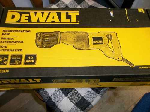 DEWALT 10 Amp Reciprocating Saw DWE304 Heavy Duty variable speed trigger NEW!