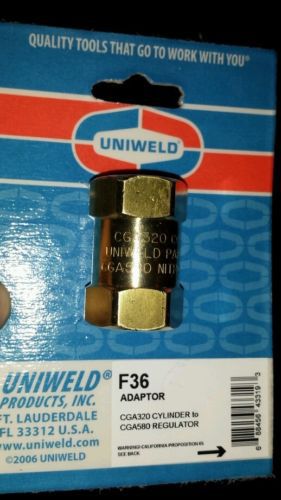 Uniweld f36 adatper nitrogen to co2 for sale