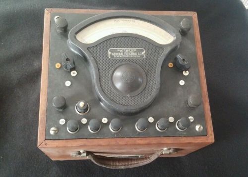 ANTIQUE GE HECTOWATT METER 60/120/240 HECTOWATTS