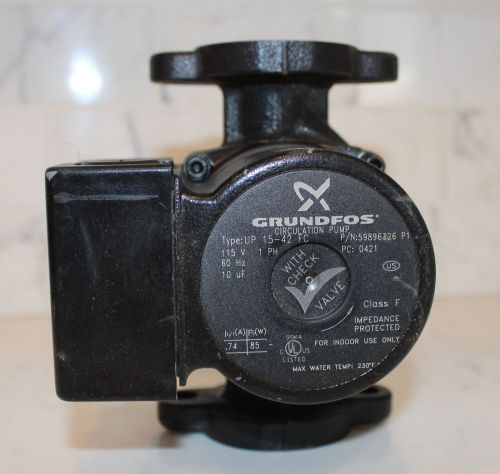 UP15-42FC  Grundfos Water Circulator 59896326