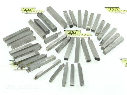 NICE LOT OF 35 HSS MO-MAX TOOL BITS 1/4&#034; TO 1/2&#034;