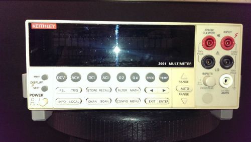 KEITHLEY 2001 MULTIMETER 7 1/2 DIGIT for parts, not working