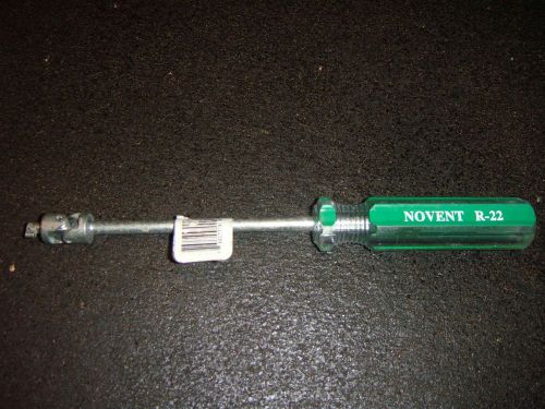 Refrigerant Cap Lock Screwdriver, R-22 NOVENT