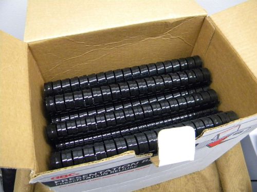 1&#034; Black 19-Ring GBC Plastic Binders ~ 100 pk (some are missing)