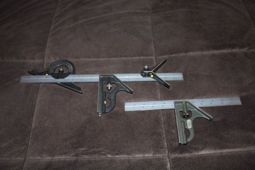 Starrett 18&#034; combination set and mitutoyo 12&#034; square plus more.. for sale