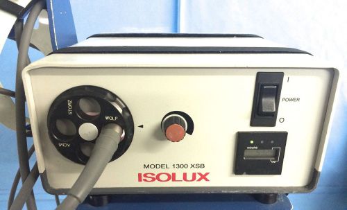 Isolux 1300 XSB Xenon Fiber Optic Light Source + Headlight  Cable Stand