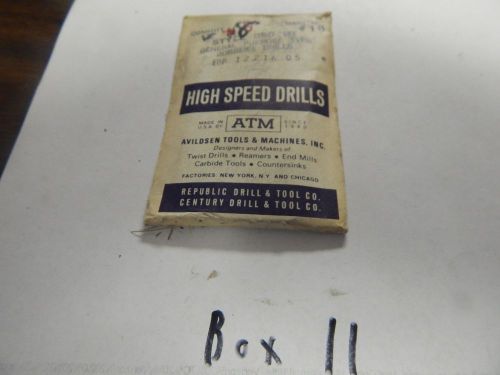 &#034;ATM&#034; Twist Drill Bits # 16 Size, Lot of 8 Pcs