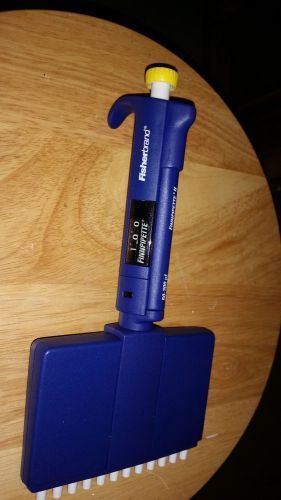 Fisherbrand FINNPIPETTE II 50-300 µL 12 Channel DIGITAL Manual PIPETTE Lab Bio