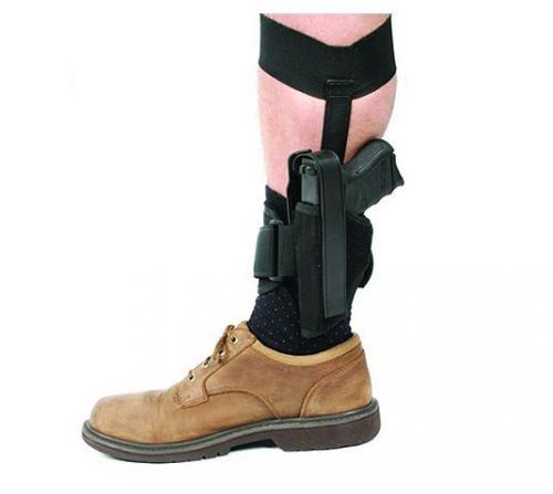 Blackhawk 40AH10BK-L Left Handed Black Ankle Holster for Glock 26 (Size 10)