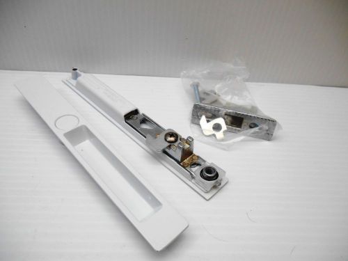 SWISCO STANDARD 6-5/8&#034; NON-KEYED PATIO SLIDING DOOR HANDLE SET WHITE