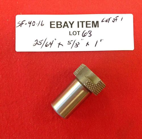 ACME SF-40-16 Slip-Fixed Renewable Drill Bushing 25/64&#034; x 5/8&#034; x 1&#034;  Lot of 1