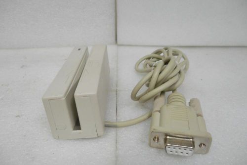 Magtek 21040074 White Magnetic Card Reader Serial RS-232