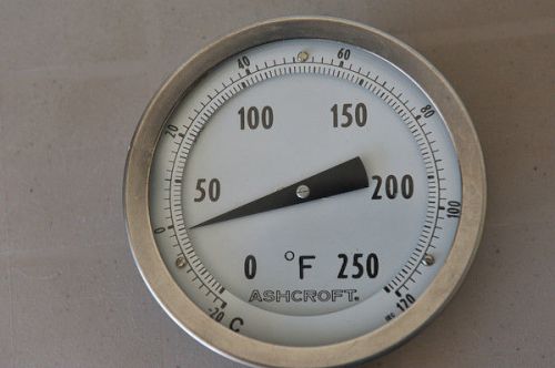 Steam punk Ashcroft thermometer gauge