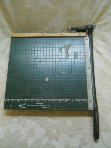 Vintage Premier Guillotine Paper Cutter 13&#034; x 13&#034;-Photo Materials Company, IL