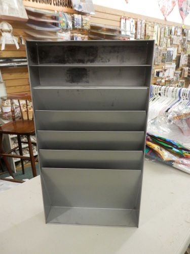 Industrial Curmanco Vertical Hanging Metal Wall Desk File Cubicle mid century