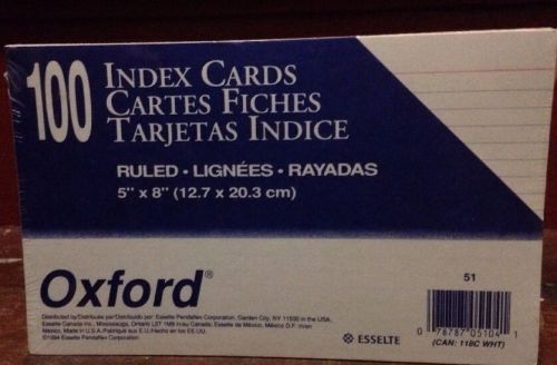 Oxford Index Cards