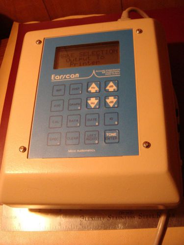 Micro Audiometrics Earscan model ES-TRAM Great condition