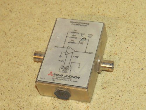 EG&amp;G JUDSON TRANSIMPEDANCE PREAMPLIFIER (JU12)