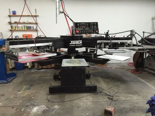 Tuf / Workhorse Javelin Automatic Screen Printing Press w/ 2 Flashbacks