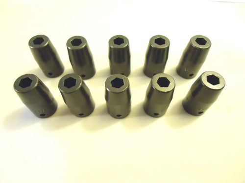 Non-magnetic impact sockets, 10 pcs, 1/4” drive x 3/16” hex, hanson, usa, #93601 for sale