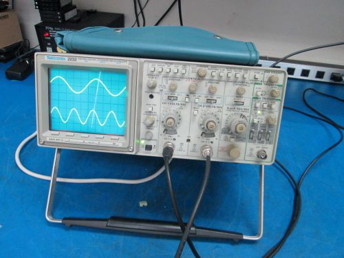 Tektronix 2232 digital oscilloscope dual channel 100 mhz for sale