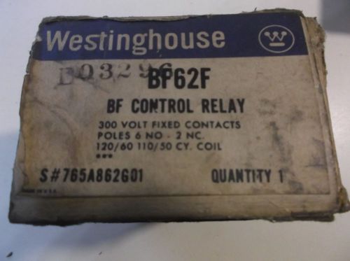 westinghouse BF62F  BF control relay NIB