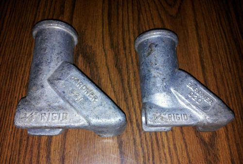 Lot of 2 Gardner Benders 821 &amp; 820 Heavy Wall Pipe 3/4” &amp; 1/2” rigid pipe