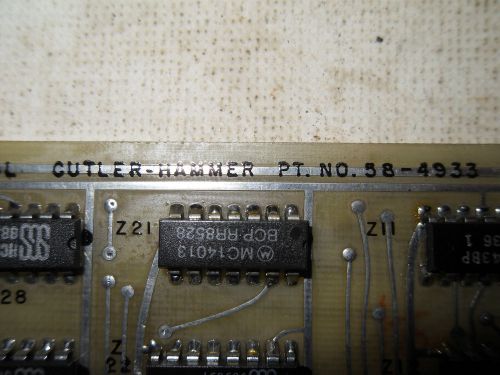 (x8-6) 1 cutler-hammer 58-4933 phase control board for sale