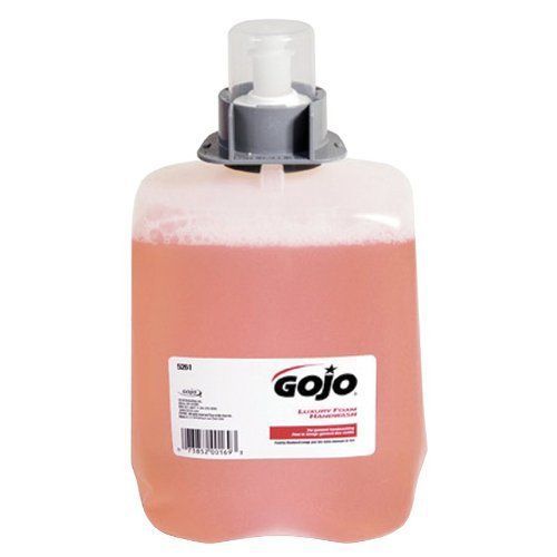 Box of 2 gojo fmx-20 luxury foam handwash soap refil 5261 5261-03 2000ml 2l for sale