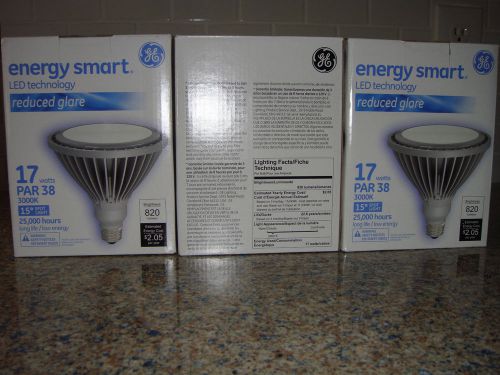 3 GE Lighting 61930 Energy Smart LED 17-Watt 820-Lumen PAR38