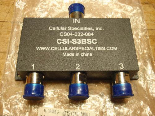 Cellular Specialties CSI-S3BSC  N-Female con 800-2300 Mhz 3-way power divider