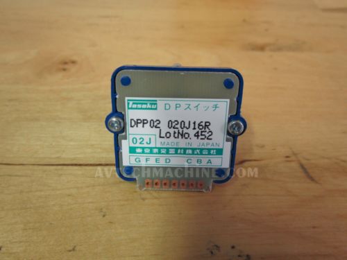 TOSOKU ROTARY SWITCH DPP02-020J16R 21 POSITION DP02J-0X5 16 POSITION