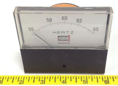 SOLID STATE CONTROLS 55-65 HERTZ PANEL METER 50-255350ANAN2JAH