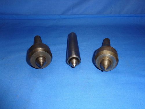 REPAIR LOT OF 3 LIVE CENTERS lathe mill machinist tool 2 MT / 3MT ROYAL &amp; NIROL