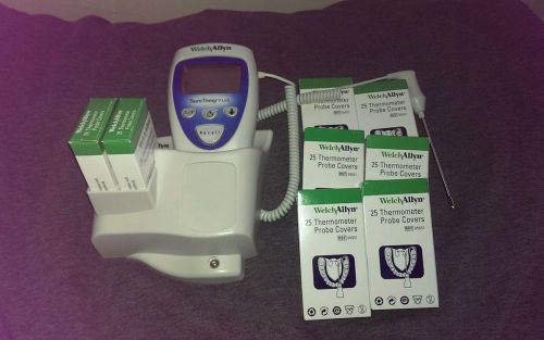 Welch Allyn Sure Temp Plus 692 Digital w/ Wall Mount Plus 8 box probe cover