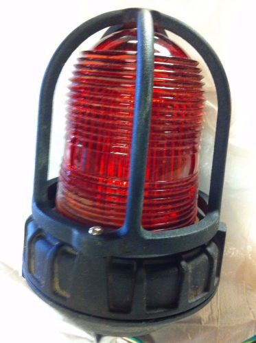 FEDERAL SIGNAL HAZARDOUS LOCATION WARNING LIGHT RED