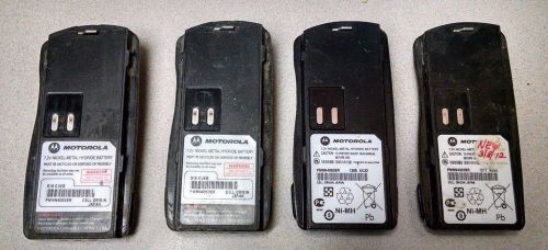 Lot of 4 Motorola Battery BC120 BR130 CP125 GP2000 GP2100 HC130 AXU4100 AXV5100