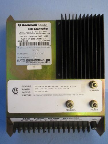 Rockwell Automation/KATO Engineering KCR-760/821-76181-07 Reliance/Allen-Bradley