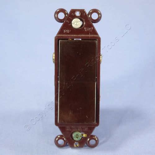 Eagle Brown RESIDENTIAL Decorator Rocker Wall Light Switch 3-Way 15A Bulk 6303B