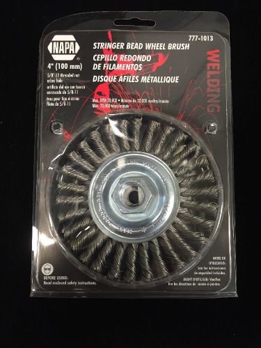 Napa 4&#034; Stringer Bead Wheel Brush 777-1013 *NEW*