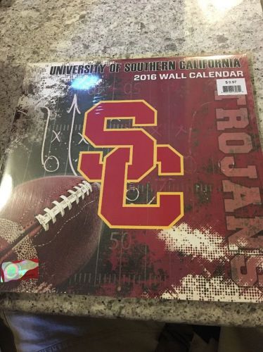 Turner USC Trojans 2016 Team Wall Calendar, September 2015 - December 2016, 12 x