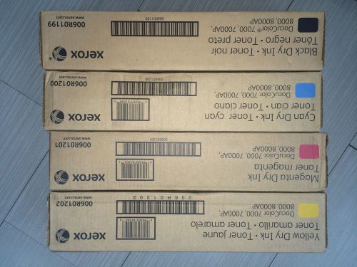 Xerox Docucolor 7000, 7000AP, 8000, 8000AP - Set Of 4 Color KCMY