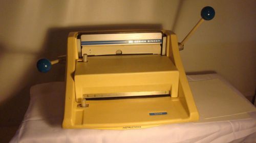 3M Brand Manual Office Binding Machine Model 1000 CA Serial # 008603 used