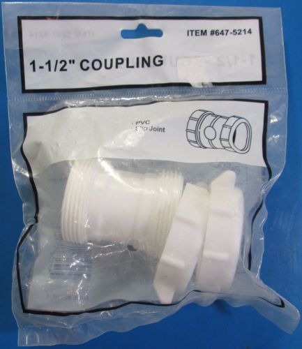 Orgill 1-1/2&#034; PVC Coupling #647-5214