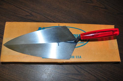 Marshalltown 19p12 philadelphia pattern brick trowel plastic handle 19p 12 for sale