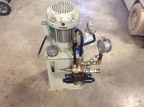 WMH Fluidpower 10 Gallon Tank 2 GPM 3 HP 230/460 VAC Hydraulic Unit Read